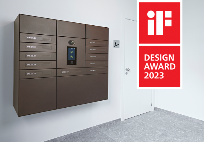 IF Design Award eSafe Wall Paktbriefkasten