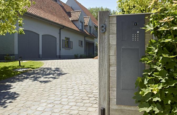 brievenbus voor pakjes zwart modern inbouw