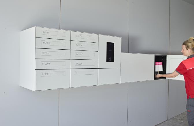 eSafe Wall pakketmuur voor appartementen wit