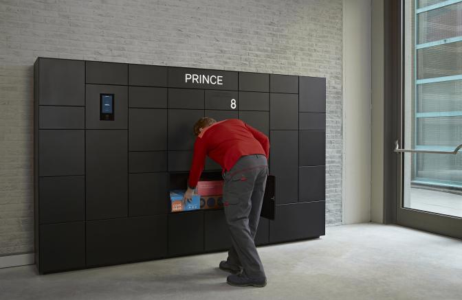 eSafe Wall pakketmuur voor appartementen zwart