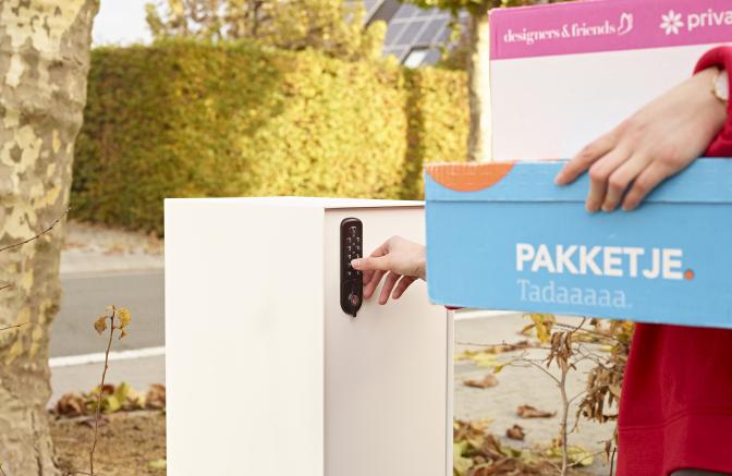 digitaal cijferslot pakketbrievenbus